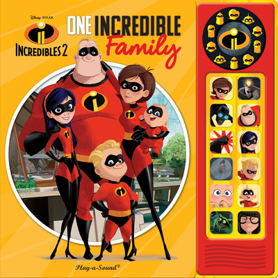 Disney-Pixar Incredibles 2 One Incredible Family Deluxe Custom Frame Sound Book (Play-A-Sound)