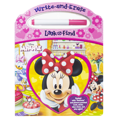 Image for Disney Minnie Mouse - Write-and-Erase Look and Find - Wipe Clean Learning Board - PI Kids Disney Minnie Mouse - Write-and-Erase Look and Find - Wipe Clean Learning Board - PI Kids
