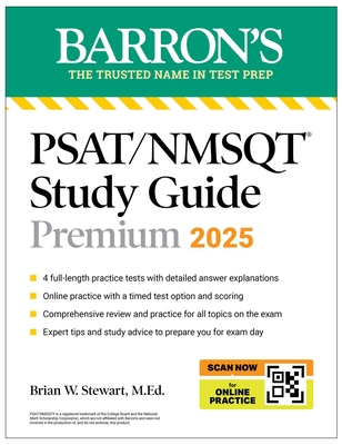 Image for PSAT/NMSQT Premium Study Guide: 2025: 2 Practice Tests + Comprehensive Review + 200 Online Drills (Barron's Test Prep) PSAT/NMSQT Premium Study Guide: 2025: 2 Practice Tests + Comprehensive Review + 200 Online Drills (Barron's Test Prep)