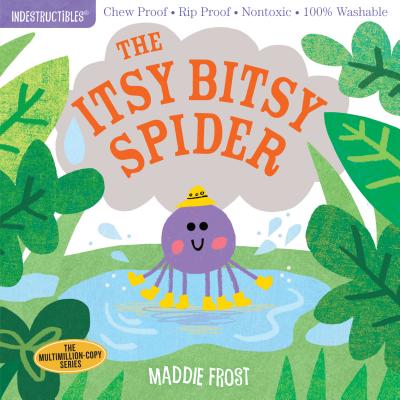 Indestructibles: The Itsy Bitsy Spider: Chew Proof Rip Proof Nontoxic 100% Washable (Book for Babies, Newborn Books, Safe to Chew)