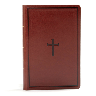 Image for KJV Large Print Personal Size Reference Bible, Brown Leathertouch, Red Letter, Ribbon Marker, Smythe-Sewn, Two-Column Text, Concordance, Presentation Page, Full-Color Maps, Easy-to-Read Font Size