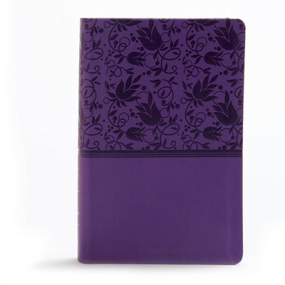 Image for KJV Large Print Personal Size Reference Bible, Purple Leathertouch, Red Letter, Ribbon Marker, Smythe-Sewn, Two-Column Text, Concordance, Presentation Page, Full-Color Maps, Easy-to-Read Font Size