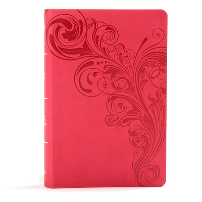 Image for KJV Large Print Personal Size Reference Bible, Pink Leathertouch, Red Letter, Ribbon Marker, Smythe-Sewn, Two-Column Text, Concordance, Presentation Page, Full-Color Maps, Easy-to-Read Font Size