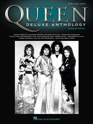 Queen - Deluxe Anthology Updated Edition Piano, Vocal and Guitar Sheet Music 35 Classic Rock Songs by Freddie Mercury and Queen
