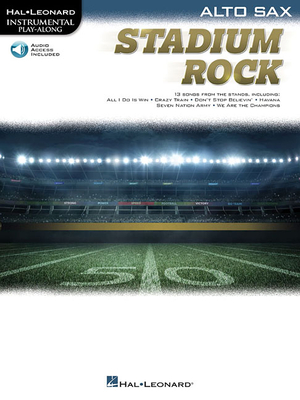 Image for Stadium Rock for Alto Sax (Hal Leonard Instrumental Play-along)