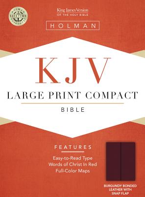 Large Print Compact Bible-KJV-Snap Flap (Supersaver)
