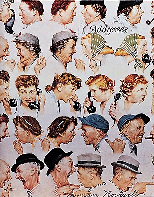Image for Norman Rockwell Address Book (Gift Line)