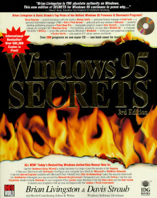 Windows 95 Secrets 3rd Edition with Cd; Windows 95 Secrets 3rd Edition with Cd
