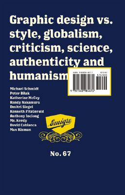 Graphic Design vs. Style, Globalism, Criticism, Science, Authenticity and Humanism