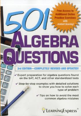 Image for 501 Algebra Questions (501 Series)