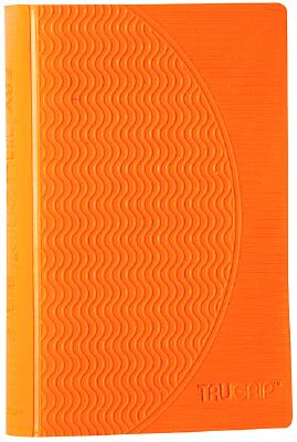 ESV Compact TruGrip Bible, Rubber Cover, Orange, Red Letter Text