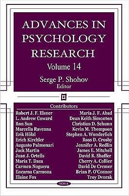 Image for Advances in Psychology Research Advances in Psychology Research