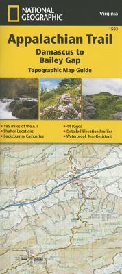 Appalachian Trail: Virginia South Map [Damascus to Bailey Gap]