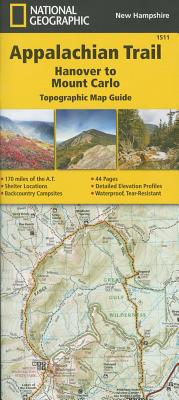 Appalachian Trail: New Hampshire Map [Hanover to Mount Carlo]