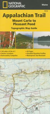 Appalachian Trail: Maine South Map [Mount Carlo to Pleasant Pond]