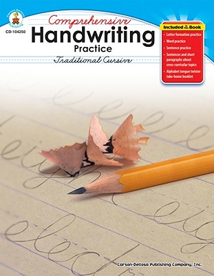 Carson Dellosa Comprehensive Handwriting Practice: Traditional Cursive, Grades 2 - 5 Resource Book