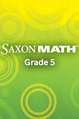 Saxon Math Intermediate 5: Student Edition eBook CD-ROM 2008