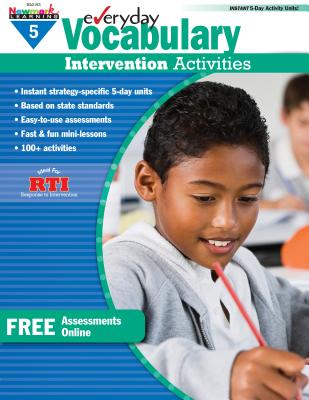 Newmark Learning Grade 5 Everyday Intervention Activities Aid for Vocabulary (Eia)