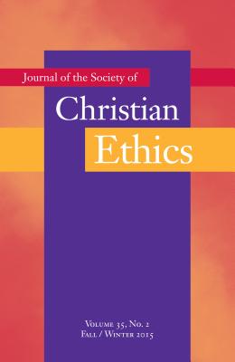 Journal of the Society of Christian Ethics: Fall/Winter 2015