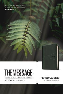 Image for The Message Personal Size (Leather-Look, Black): The Bible in Contemporary Language