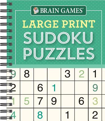 Image for Brain Games - Large Print Sudoku Puzzles (Green)