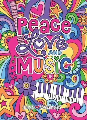 Notebook Doodles Peace Love and Music Guided Journal (Quiet Fox Designs) Fun and Positive Lined Diary with Inspirational Writing Prompts Designed to Build Confidence & Self-Esteem in Young Girls