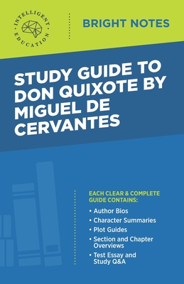 Image for Study Guide to Don Quixote by Miguel de Cervantes (Bright Notes)