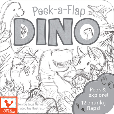 Peek-a-Flap Dino - Children's Lift-a-Flap Board Book, Gift for Little Dinosaur Lovers, Ages 2-7