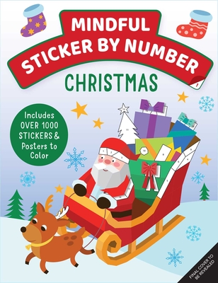 Mindful Sticker By Number, Christmas