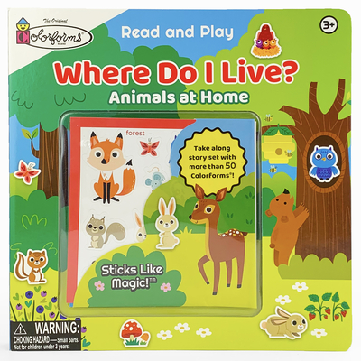 Where Do I Live (Colorforms): Animals at Home