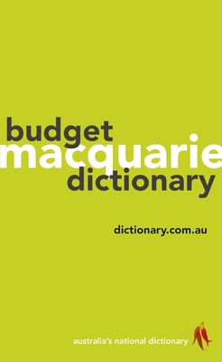Image for Macquarie Budget Dictionary