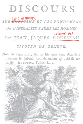 Lessons On Rousseau