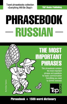 English-Russian phrasebook and 1500-word dictionary Image for English-Russian phrasebook and 1500-word dictionary