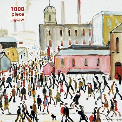 Adult Sustainable Jigsaw Puzzle L.S. Lowry: Going to Work: 1000-pieces. Ethical, Sustainable, Earth-Friendly