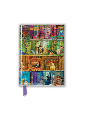 Aimee Stewart: A Stitch in Time Bookshelf (Foiled Pocket Journal) (Flame Tree Pocket Notebooks)