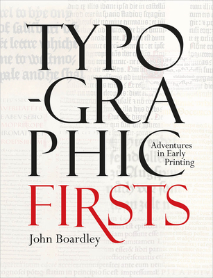Image for Typographic Firsts