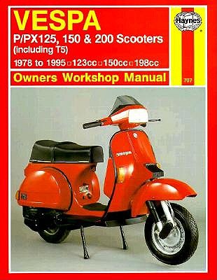 Vespa P / PX 125, 150 & 200 Scooters (including T5) 1978 to 1995