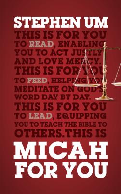 Image for Micah For You: Acting Justly, Loving Mercy