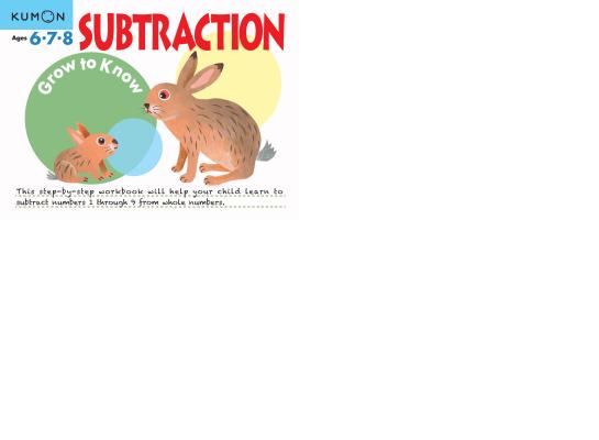 Subtraction: Ages 6,7,8 Image for Subtraction: Ages 6,7,8