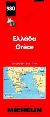 Grce. Carte Numro 980, chelle 1/700000