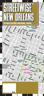 Streetwise New Orleans Map - Laminated City Center Street Map of New Orleans, Louisiana (Michelin Streetwise Maps)