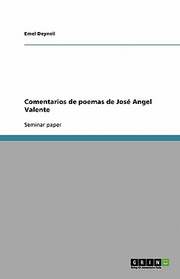 Image for Comentarios de poemas de José Angel Valente (Spanish Edition)