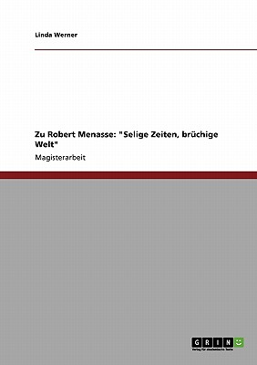 Image for Zu Robert Menasse: "Selige Zeiten, brüchige Welt" (German Edition)