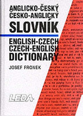 English-Czech and Czech-English Dictionary Thumb Index