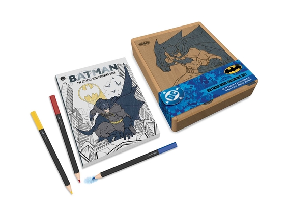 Batman Mini Coloring Set: Contains 64pp Coloring Book and 12 Premium Colored Pencils